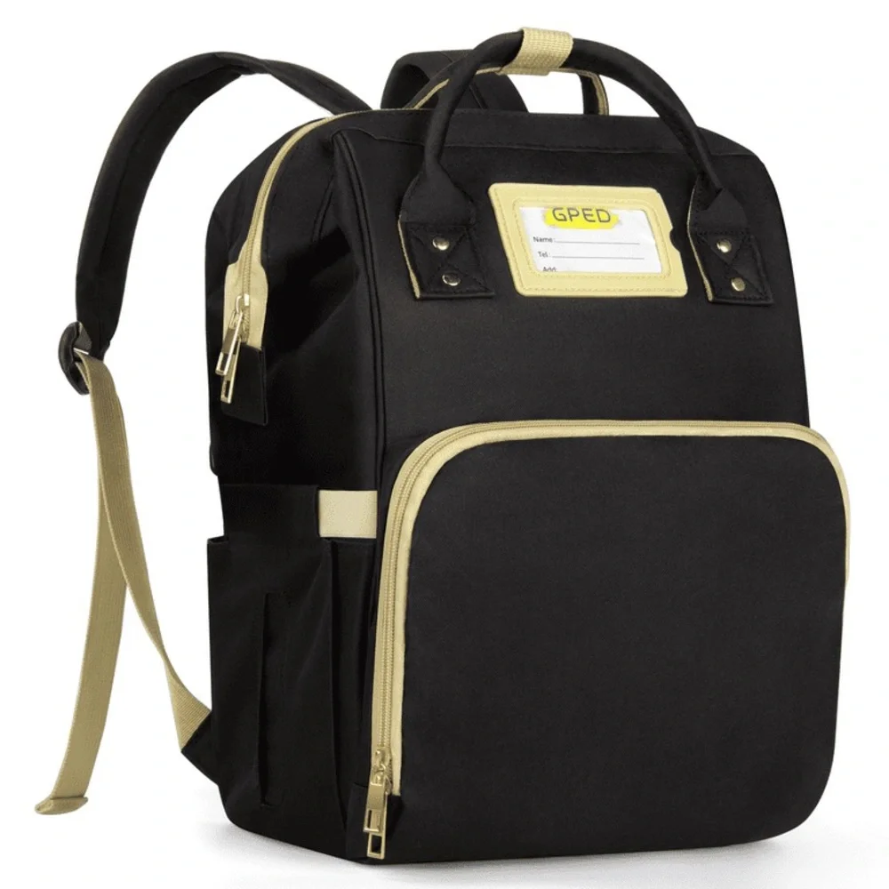 GPED Multifunction Diaper Bag Backpack with Insulated Pockets